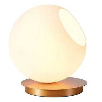BORDLAMPE MARKSLÖJD CINO GULL/HVIT E14