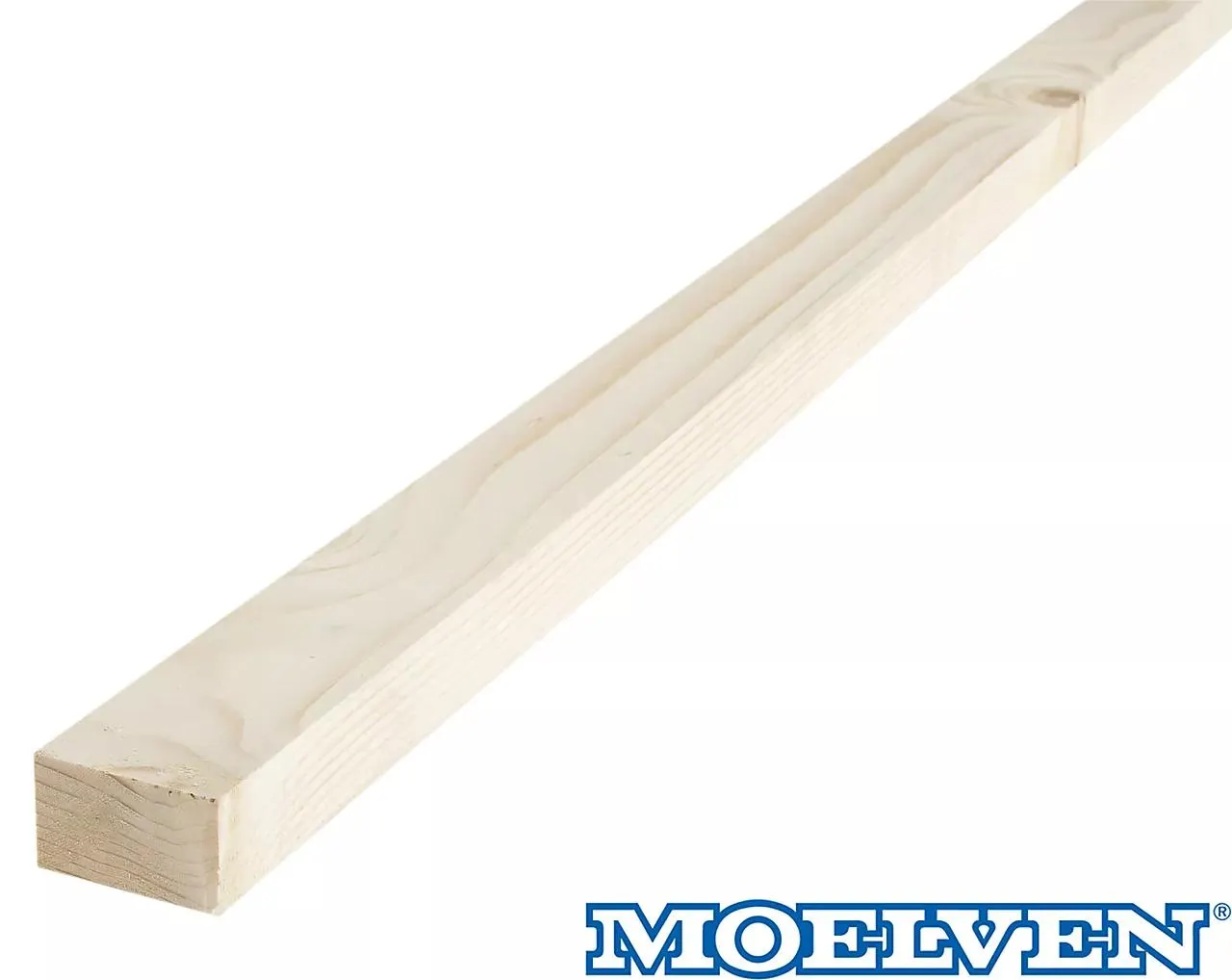 Lekt/rekke gran/furu ubehandlet 30x48 mm