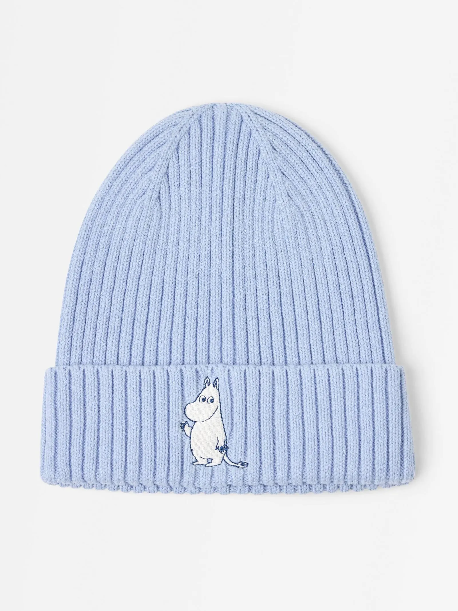 Mummitrollet strikket lue