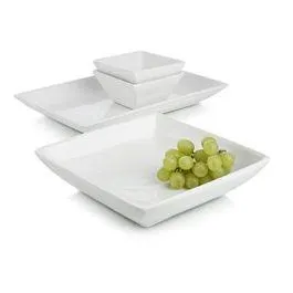 Skålsett Z Collection 4 deler hvit