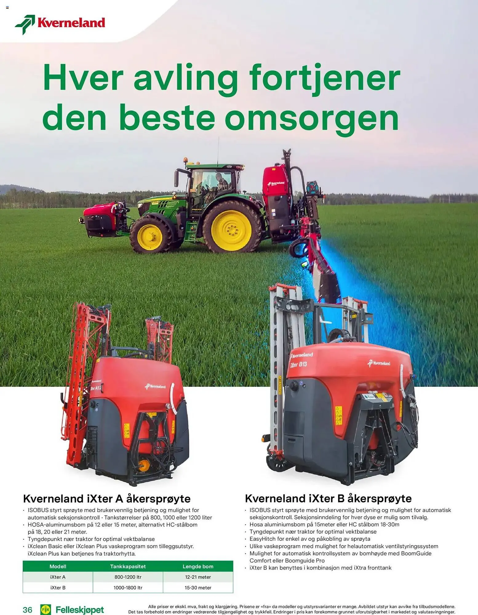 Felleskjøpet kundeavis fra 18. mars til 31. desember 2026 - kundeavisside 36