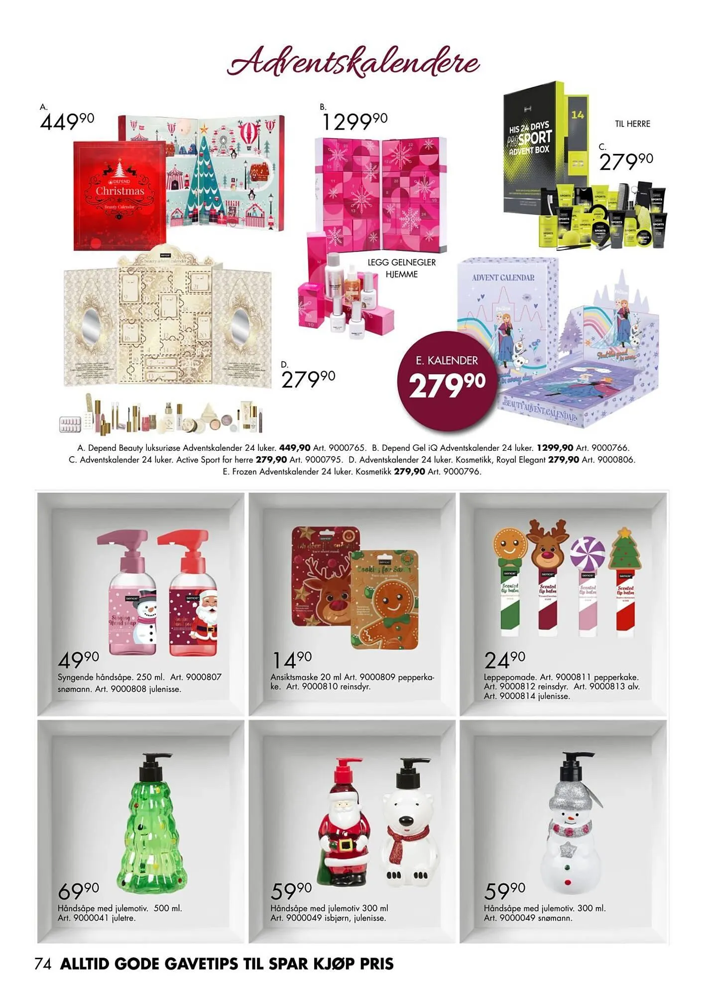 Sparkjøp kundeavis fra 20. oktober til 24. desember 2025 - kundeavisside 74