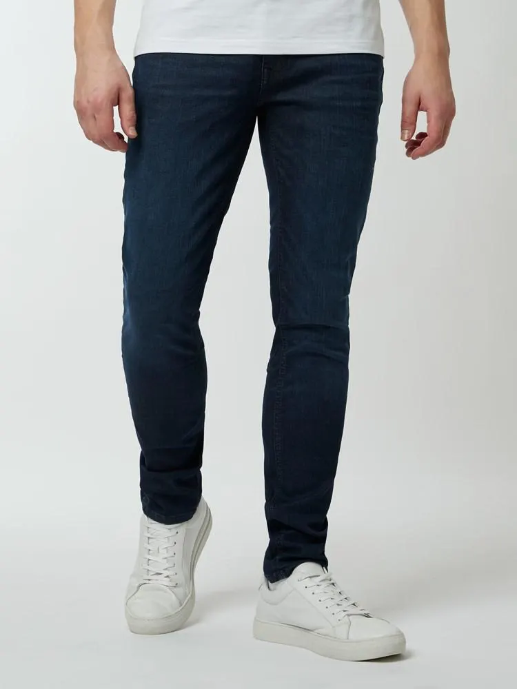 SLIM WILL DEEP BLUE HYPER STRETCH JEANS