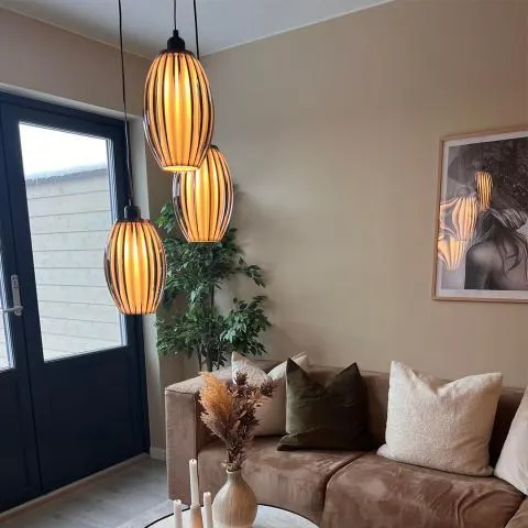 Calamaris II taklampe Sort