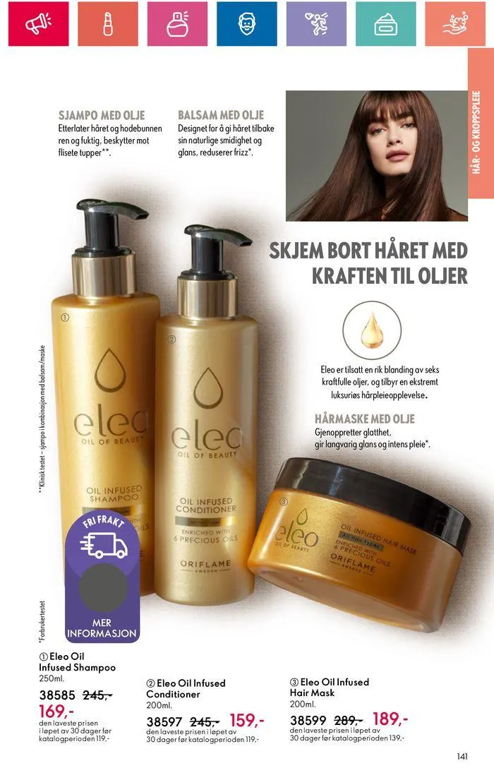 ORIFLAME Kundeavis fra 20. juni til 4. juli 2024 - kundeavisside 141