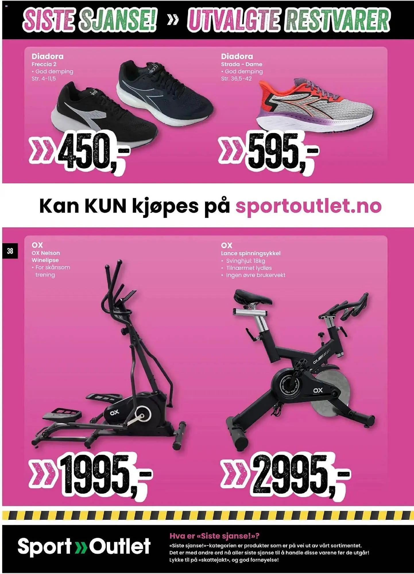 Sport Outlet kundeavis fra 17. februar til 3. mars 2026 - kundeavisside 38