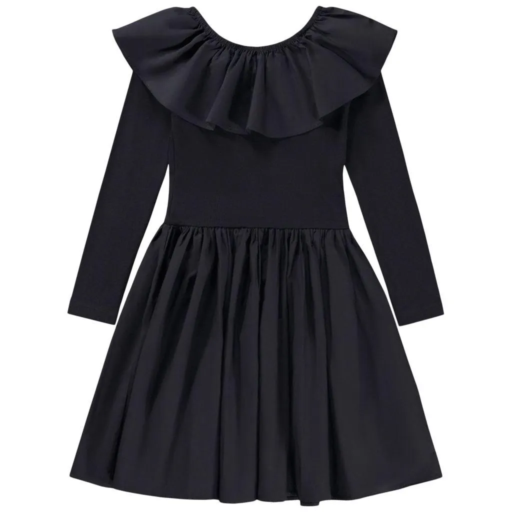 GOTS Cille Kjole Purple Black