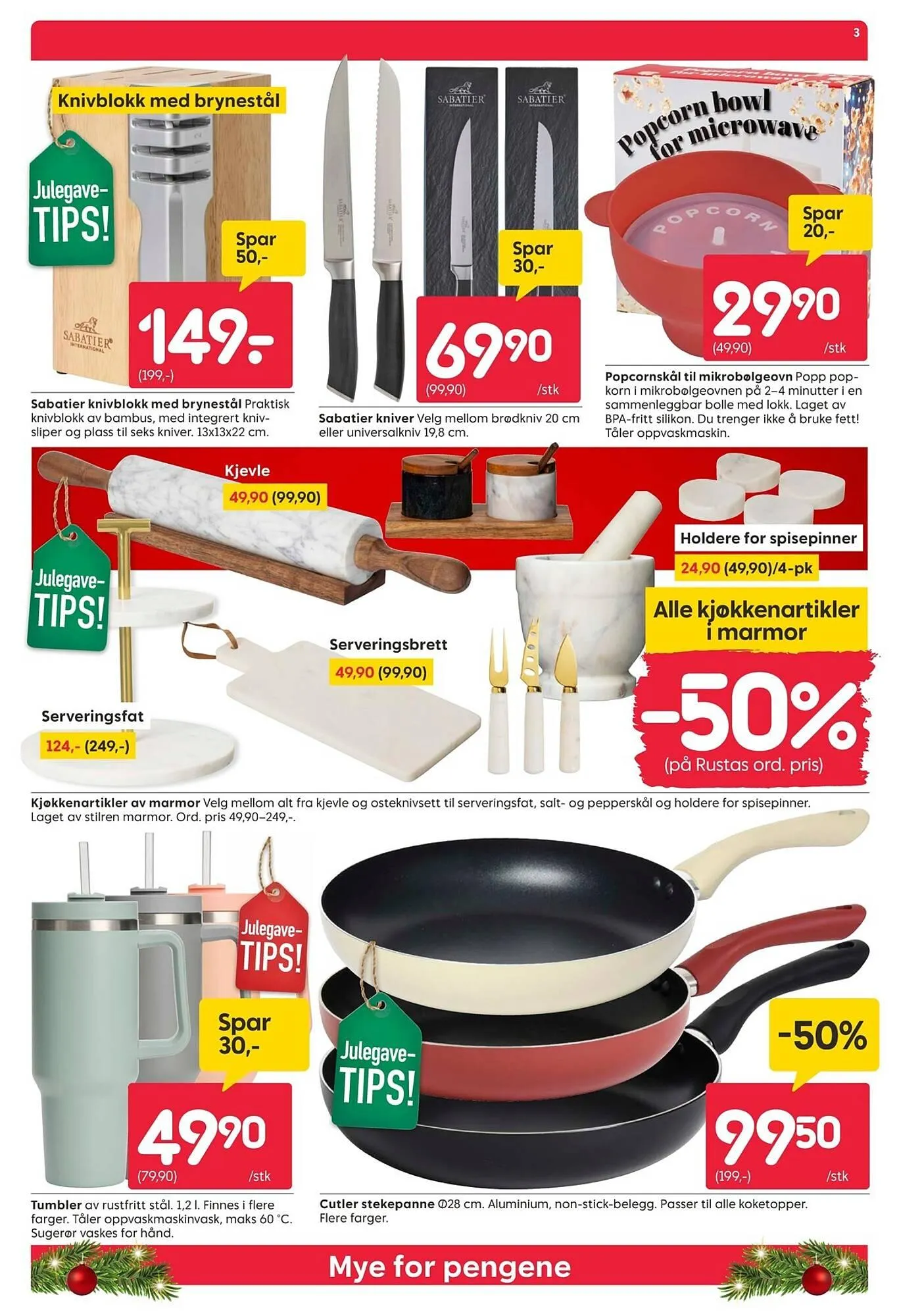 Rusta kundeavis fra 8. desember til 14. desember 2025 - kundeavisside 3