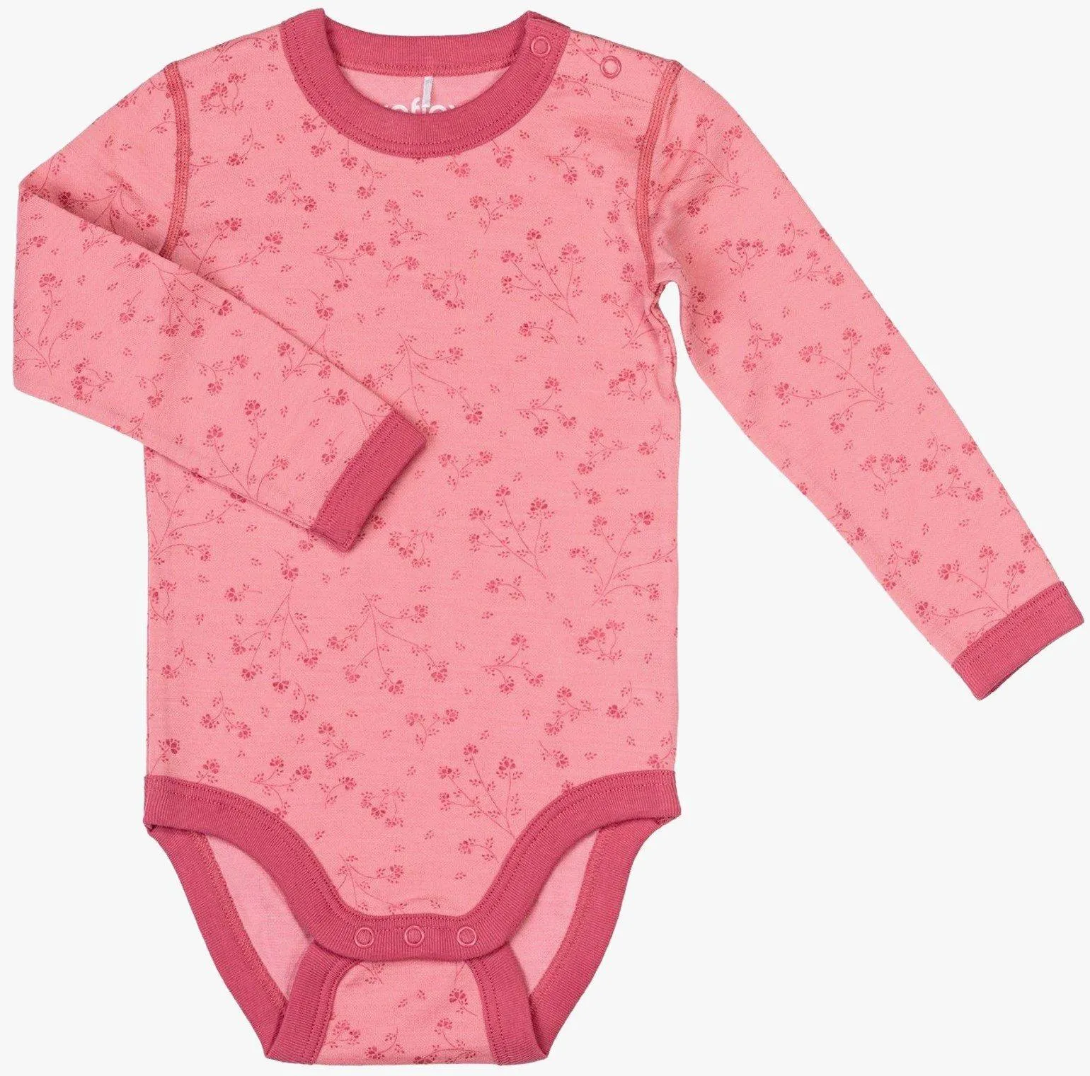 Snøfall ull/bomull body aop