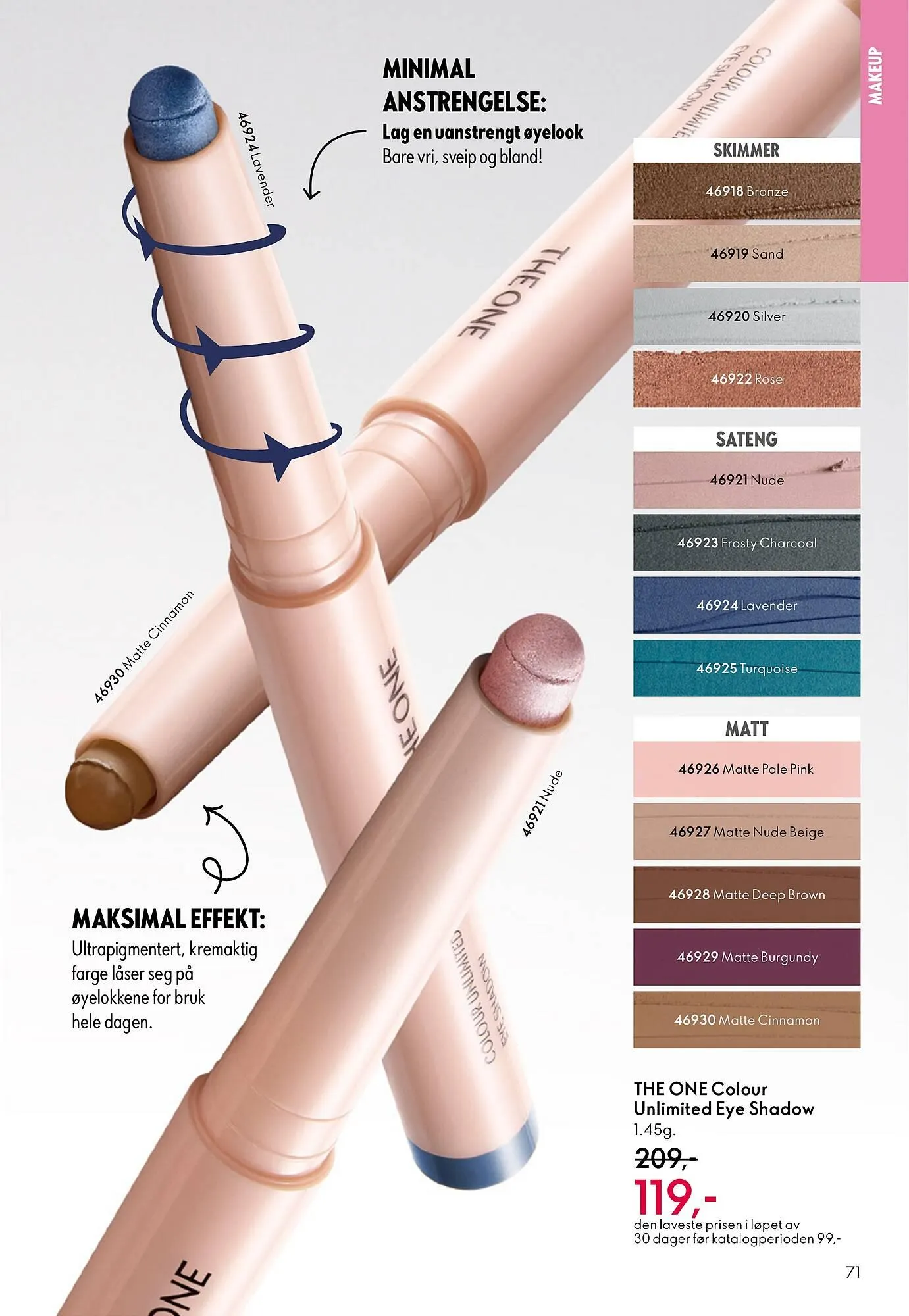 Oriflame katalog fra 10. desember til 30. desember 2025 - kundeavisside 71