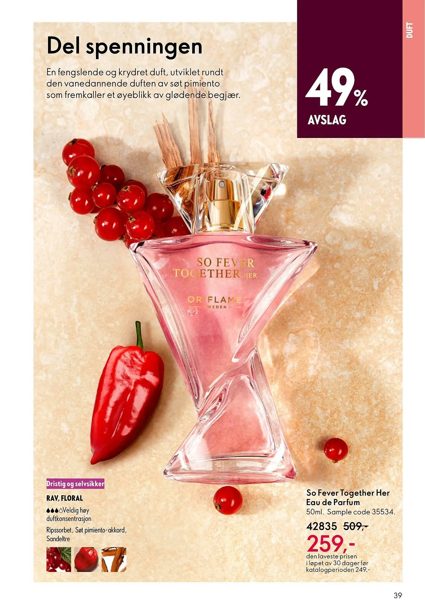 Oriflame katalog fra 11. mars til 31. mars 2026 - kundeavisside 39