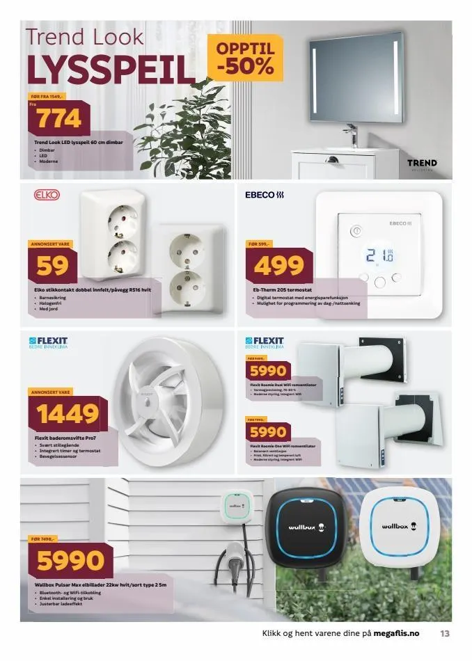 Megaflis kundeavis til 21.09.2023 fra 18. september til 21. september 2023 - kundeavisside 13
