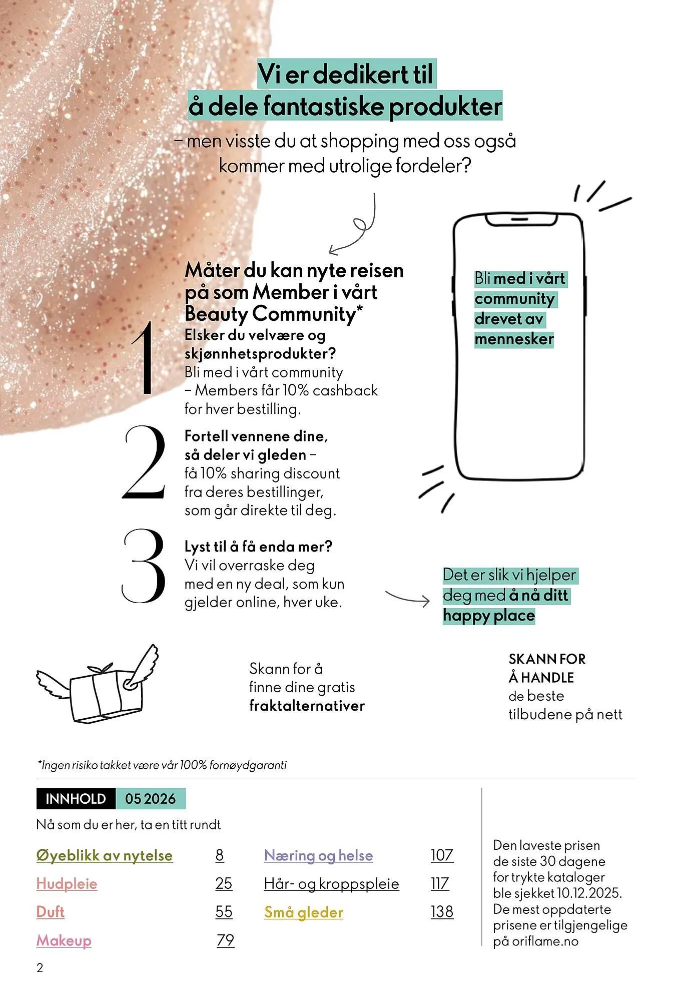 Oriflame katalog fra 1. april til 30. april 2026 - kundeavisside 2