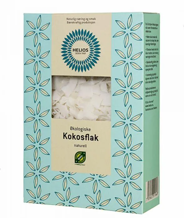 Helios Kokosflak naturell 100 gr