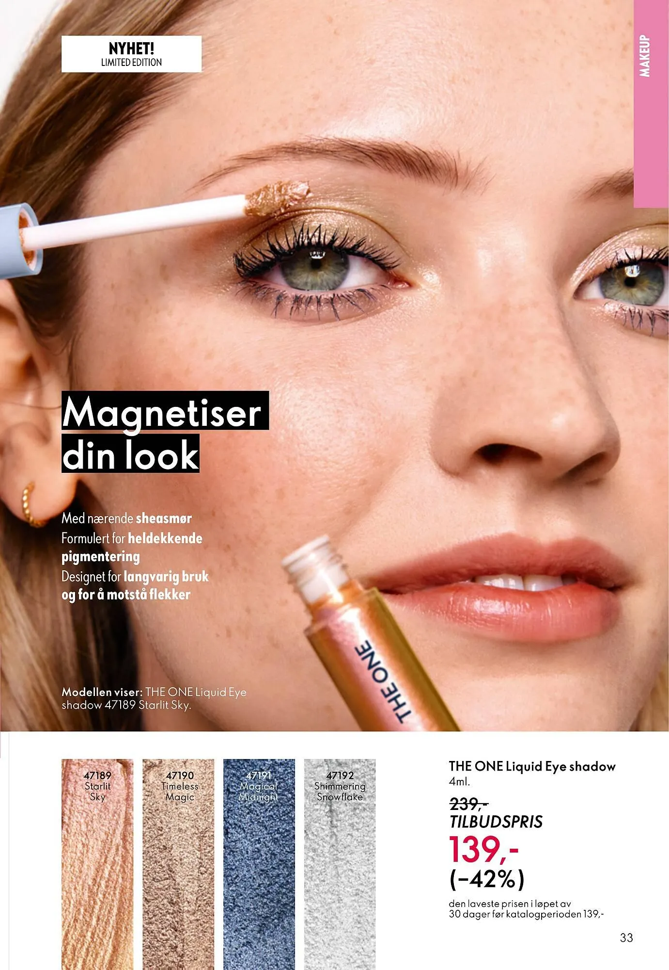 Oriflame katalog fra 8. oktober til 28. oktober 2025 - kundeavisside 33
