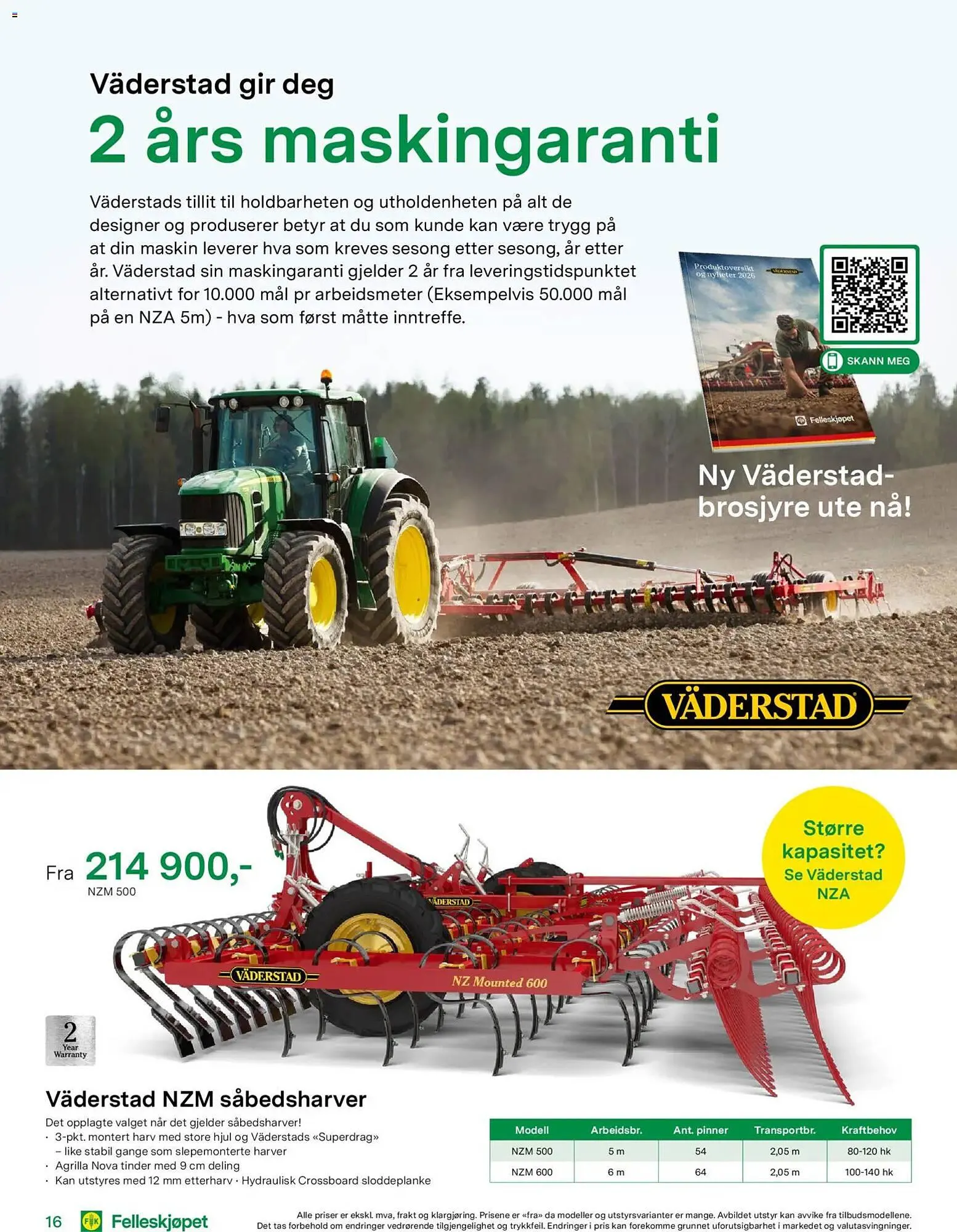 Felleskjøpet kundeavis fra 18. mars til 31. desember 2026 - kundeavisside 16