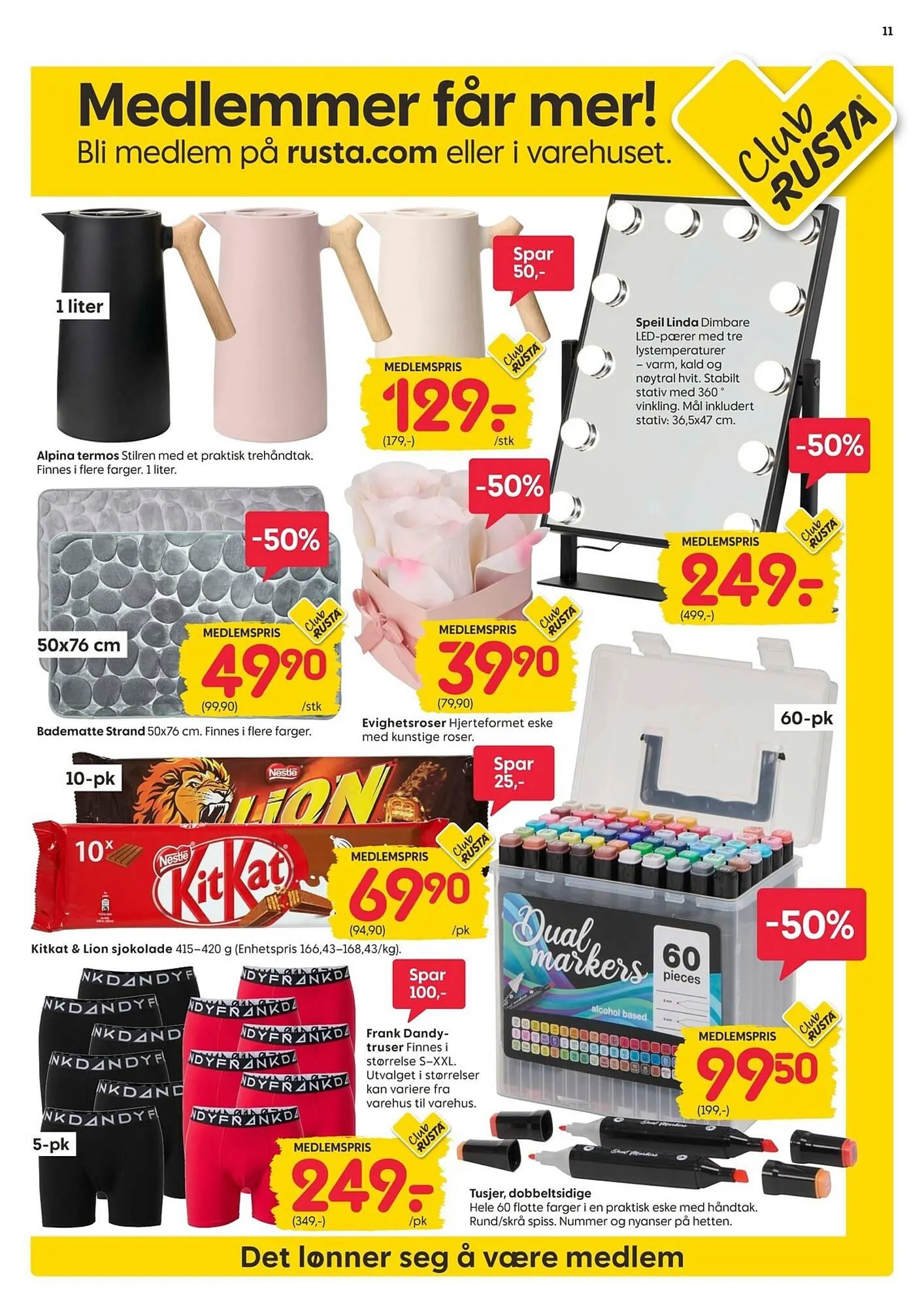 Rusta kundeavis fra 9. februar til 15. februar 2026 - kundeavisside 11