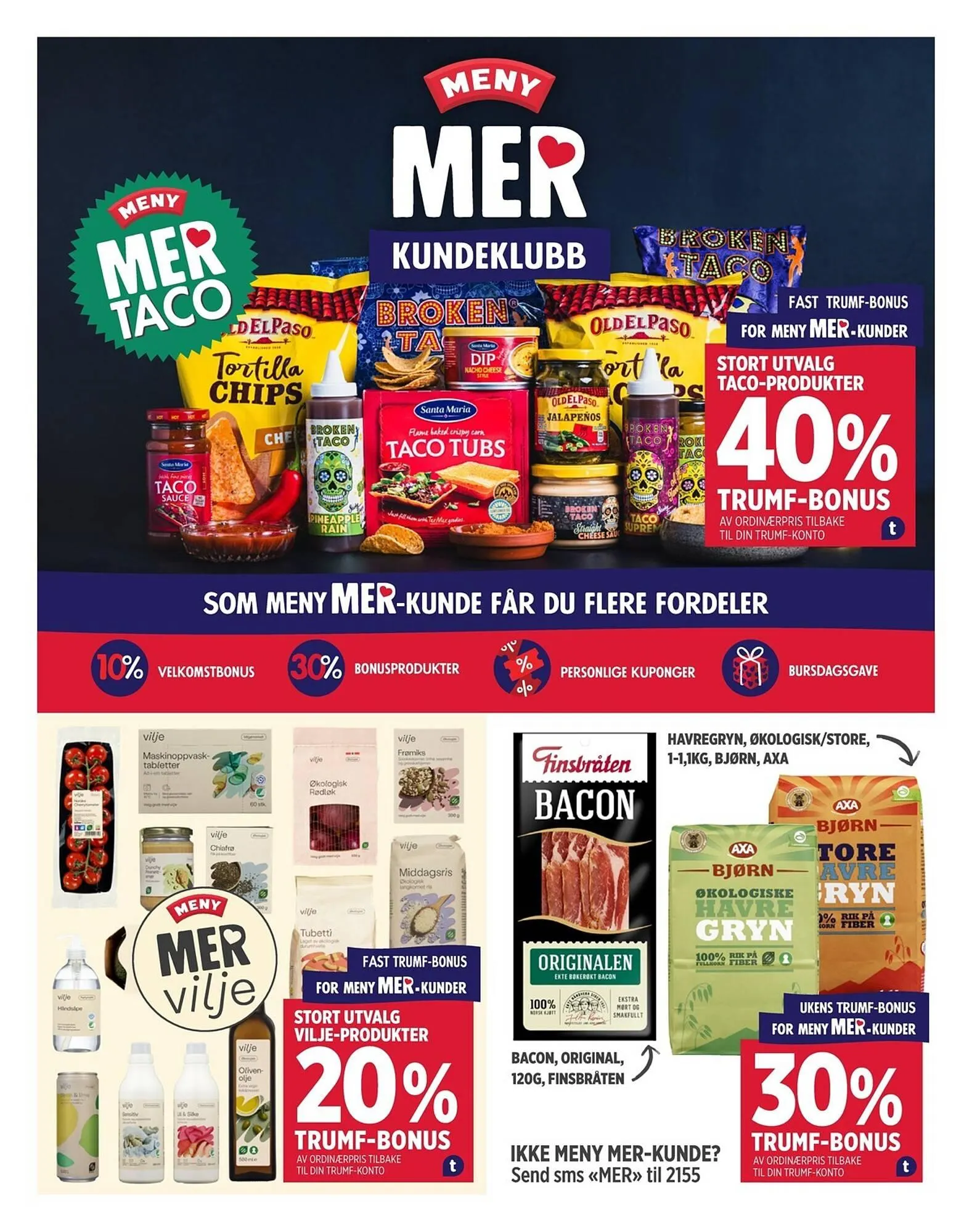 Meny kundeavis fra 12. januar til 17. januar 2026 - kundeavisside 10