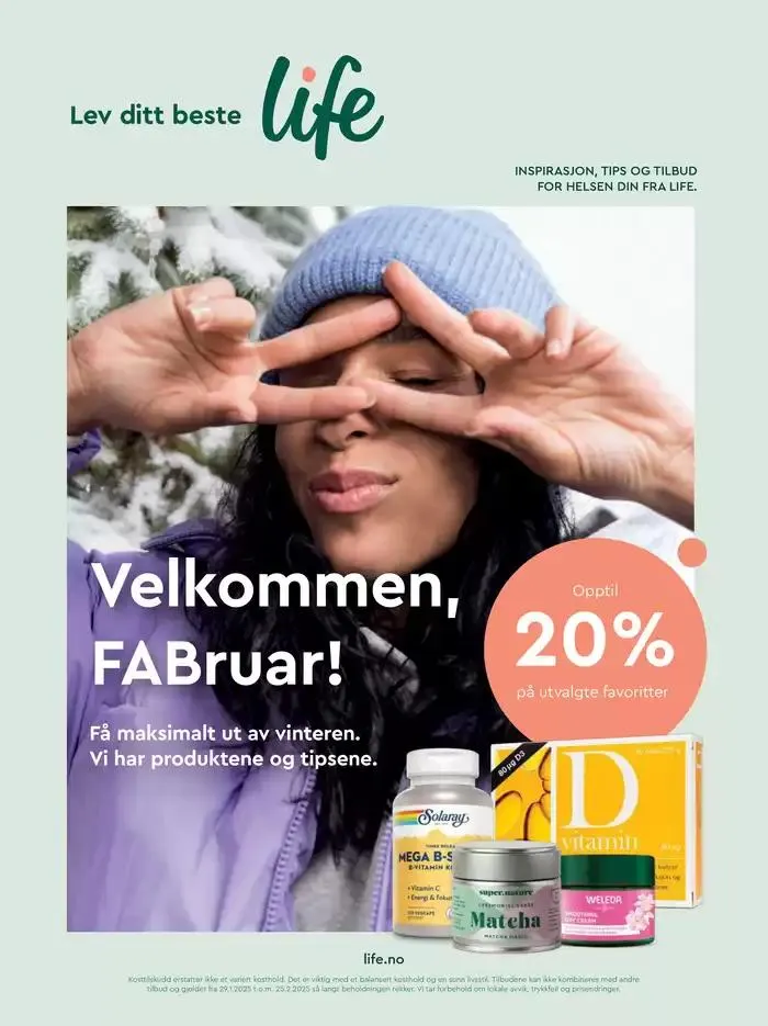 Velkommen, FABruar! fra 29. januar til 25. februar 2025 - kundeavisside 1