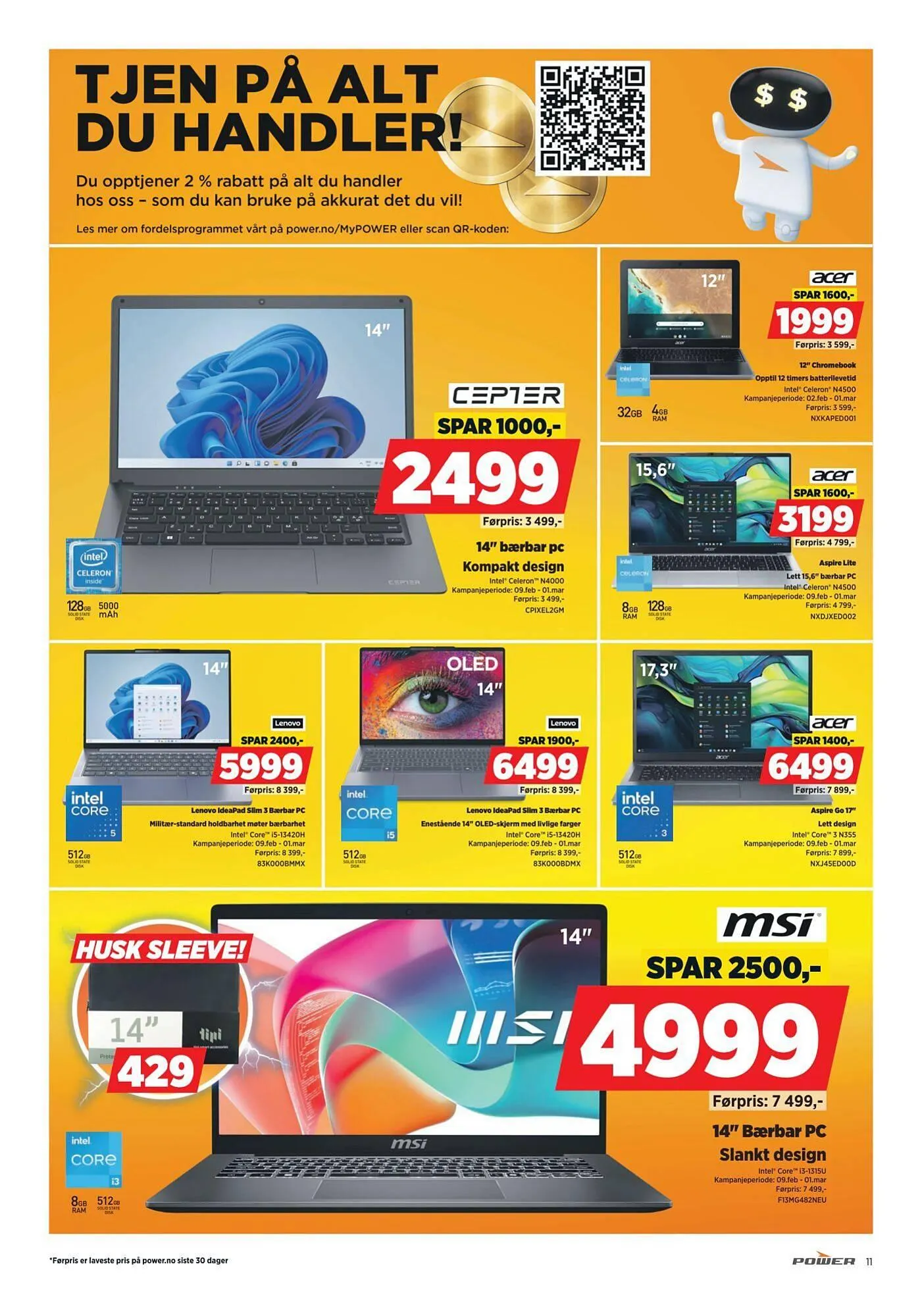 POWER kundeavis fra 23. februar til 2. mars 2026 - kundeavisside 11