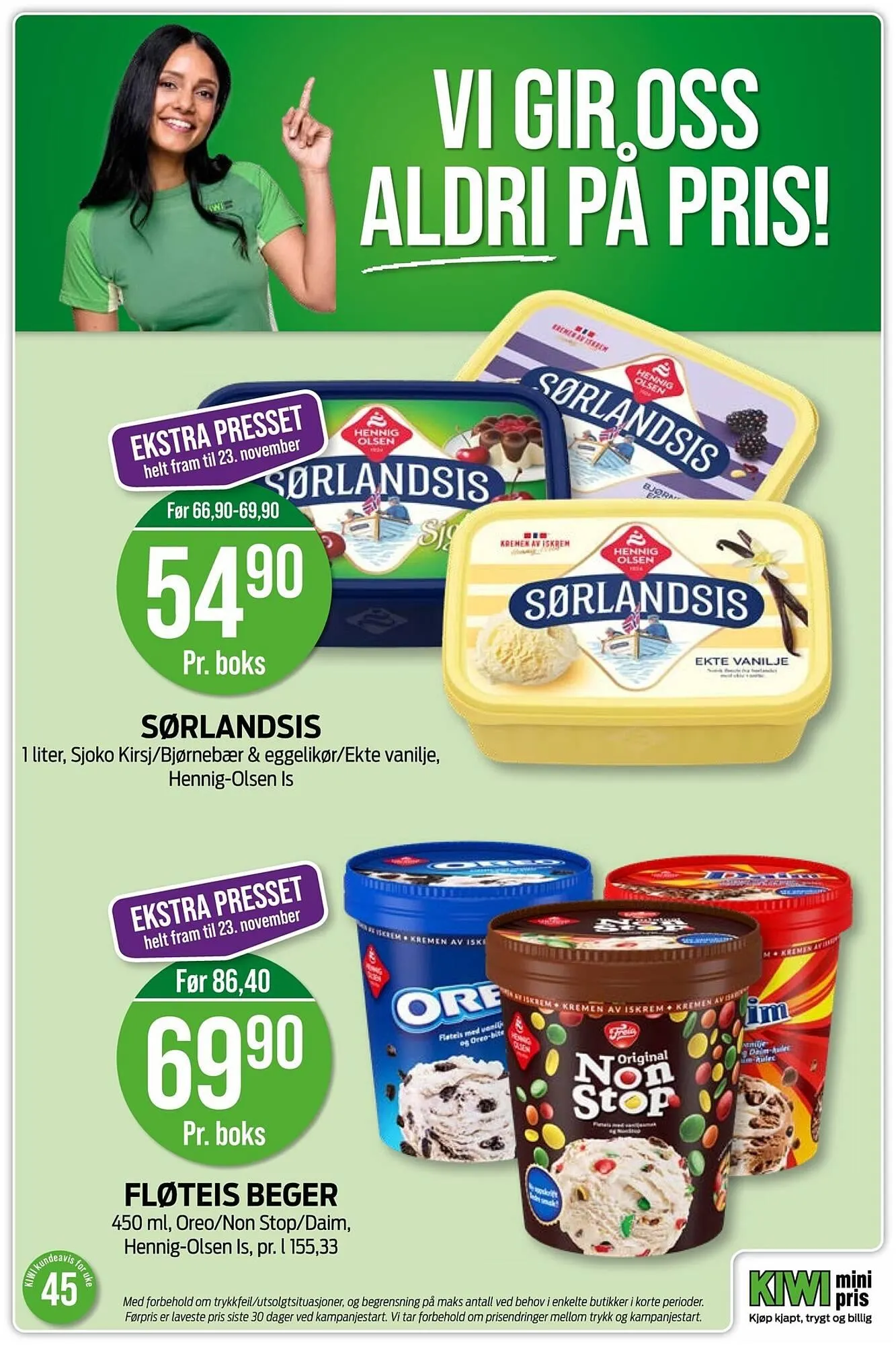 Kiwi kundeavis fra 3. november til 9. november 2025 - kundeavisside 14