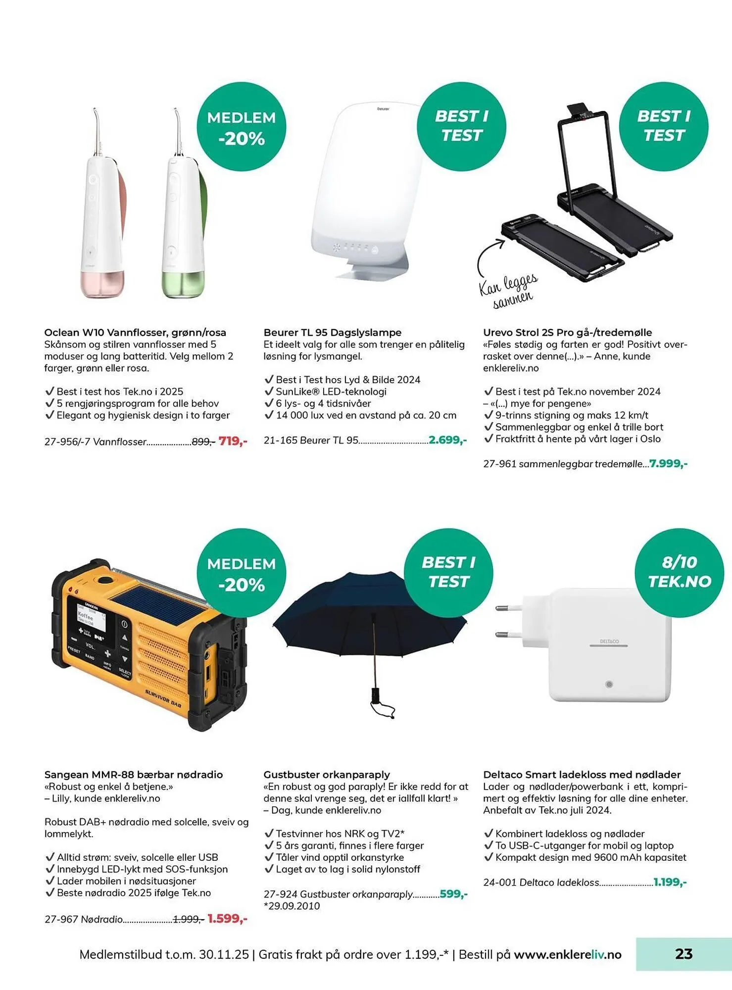 Enklere Liv kundeavis fra 5. november til 30. november 2025 - kundeavisside 23
