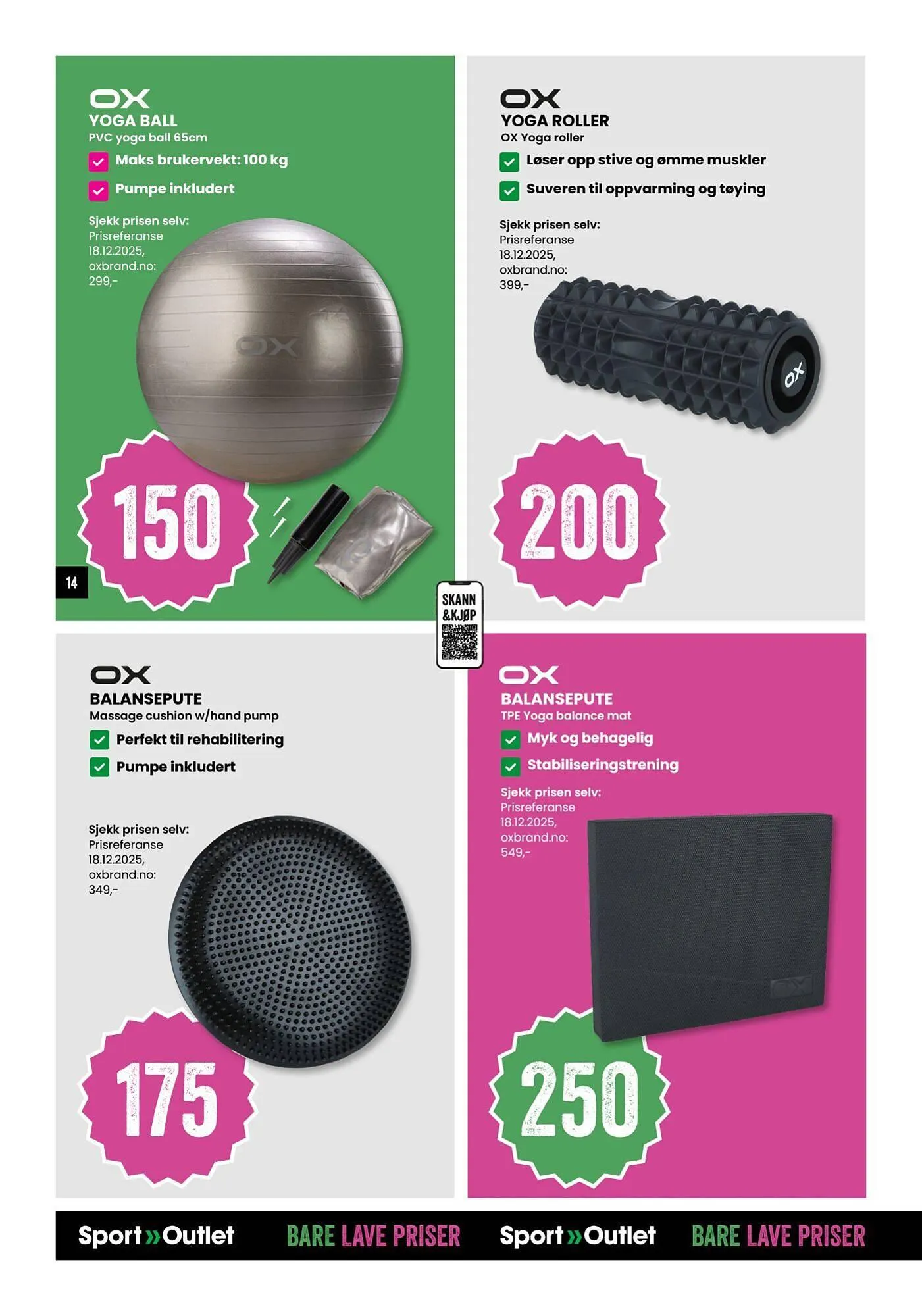 Sport Outlet kundeavis fra 14. januar til 2. februar 2026 - kundeavisside 14