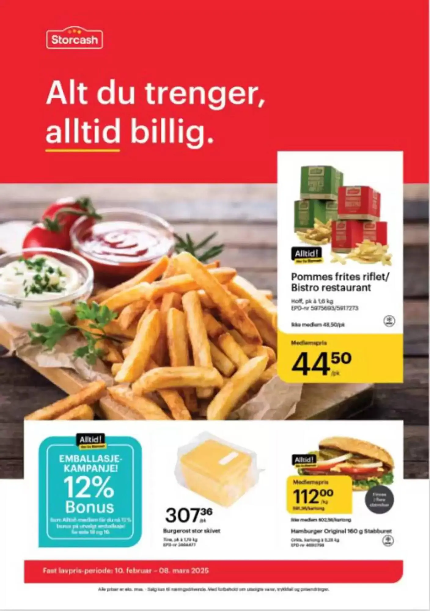 Storcash Kundeavis fra 10. mars til 15. mars 2025 - kundeavisside 1