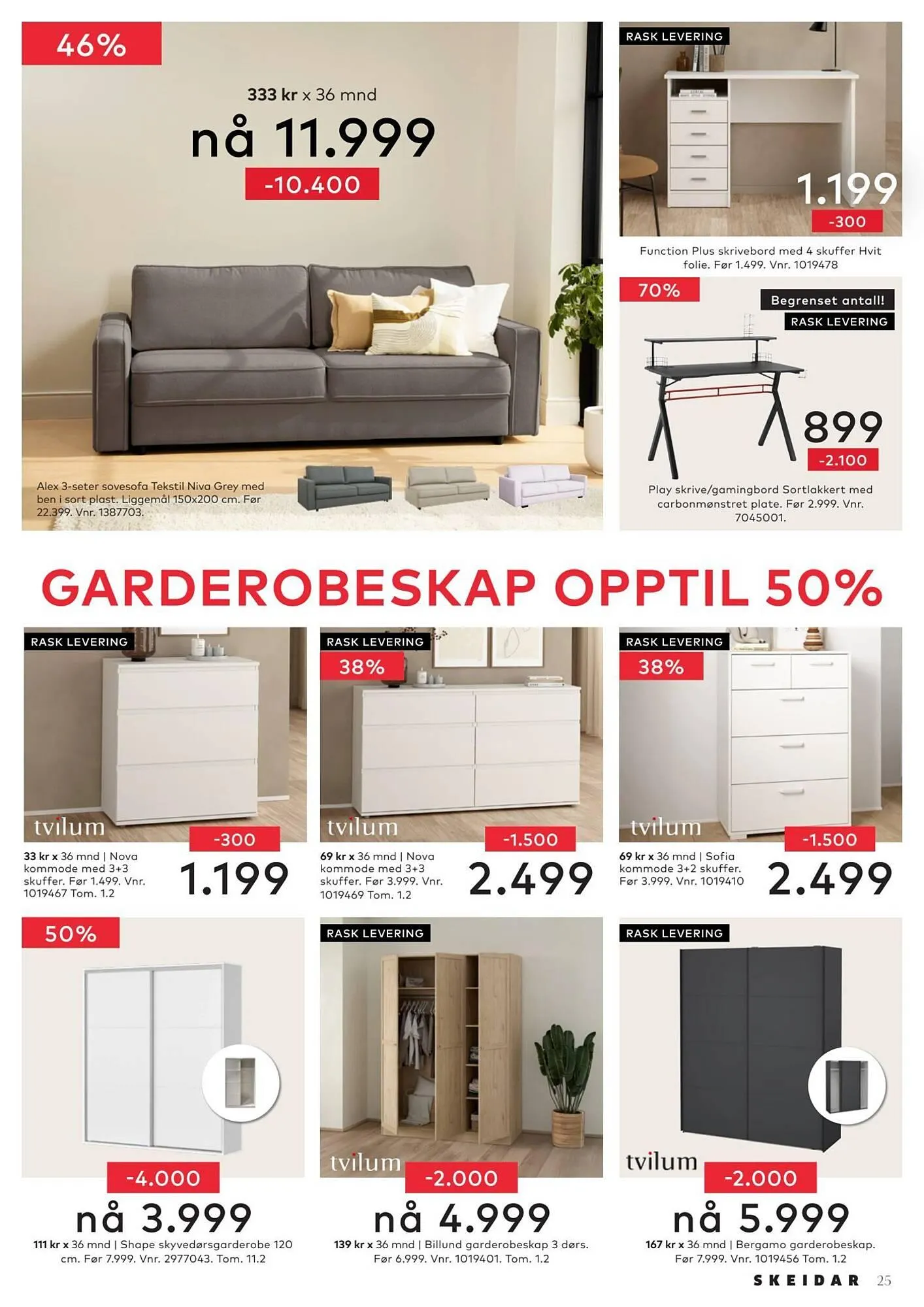 Skeidar kundeavis fra 19. januar til 26. januar 2026 - kundeavisside 25