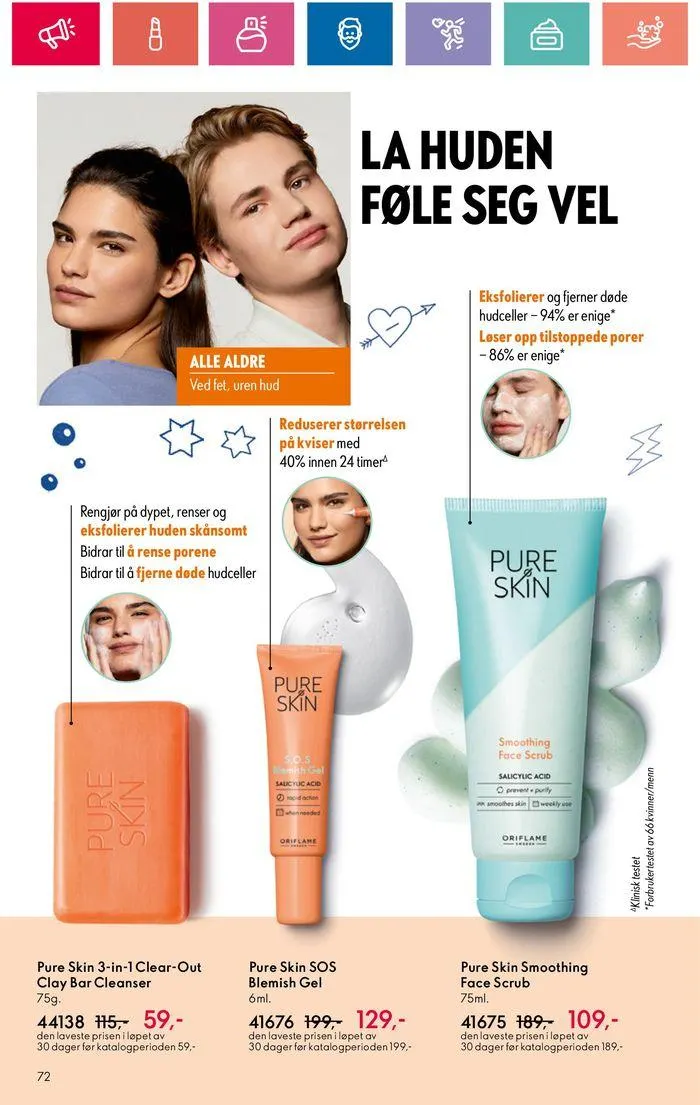 ORIFLAME Kundeavis fra 20. juni til 4. juli 2024 - kundeavisside 72