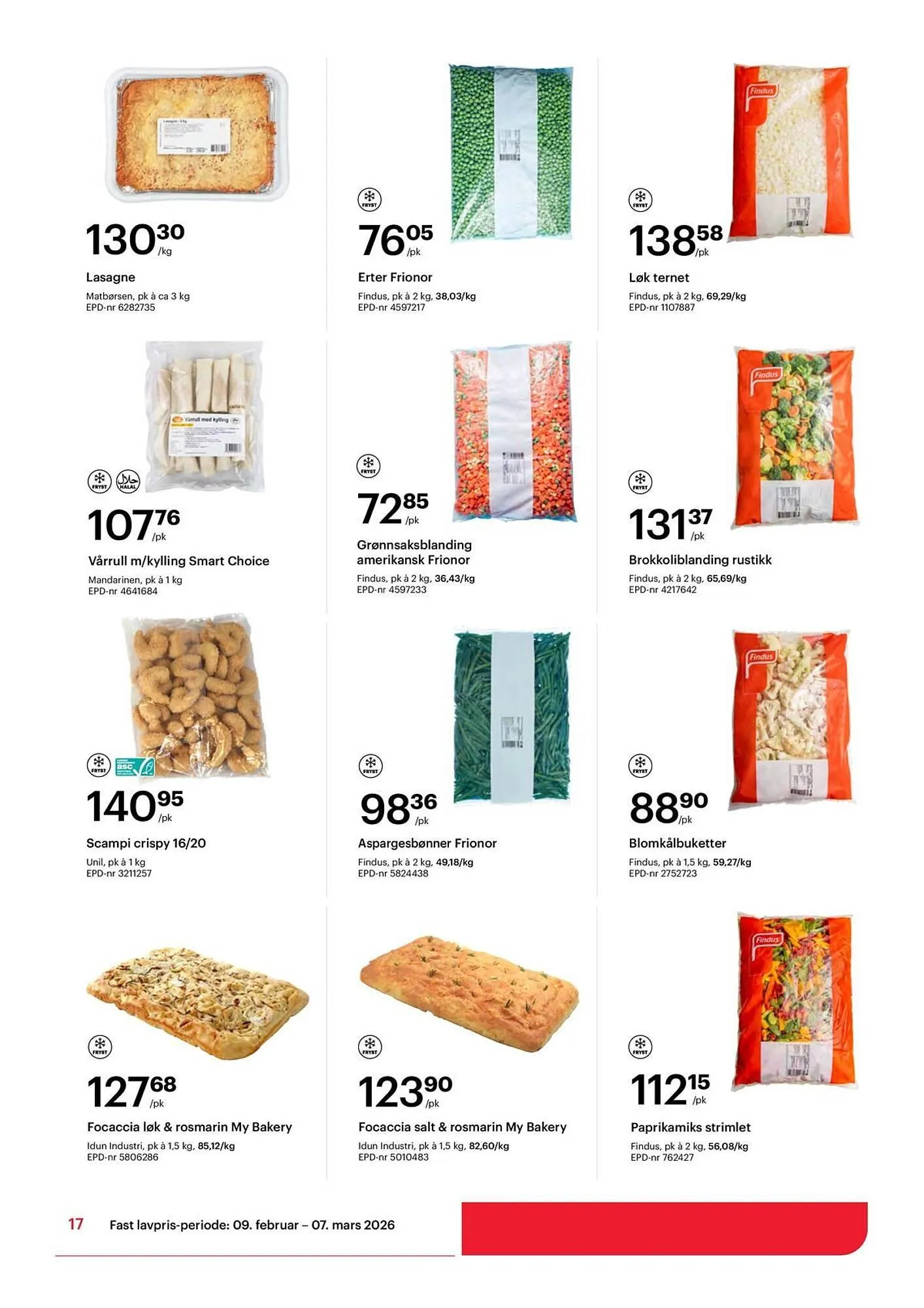 Storcash kundeavis fra 9. februar til 7. mars 2026 - kundeavisside 17