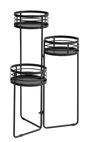 Blomsterbord POMOSE svart