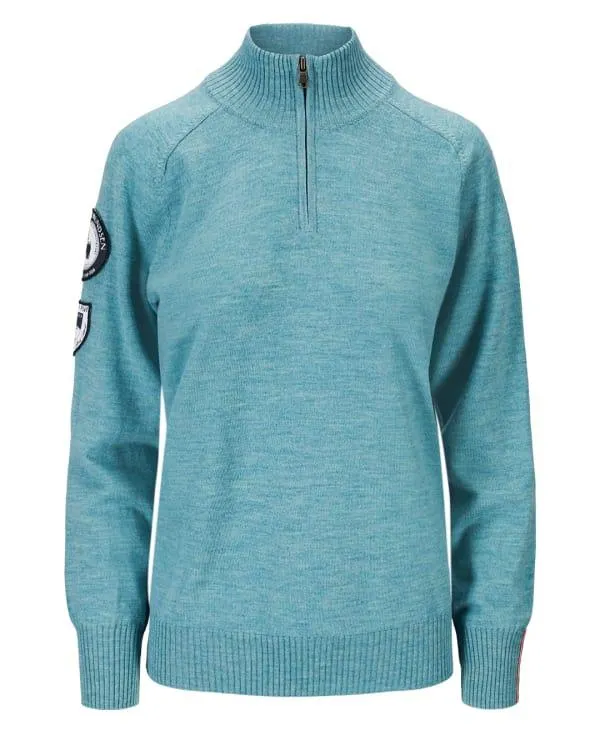 Amundsen Peak Half Zip Womens Arctic Blue