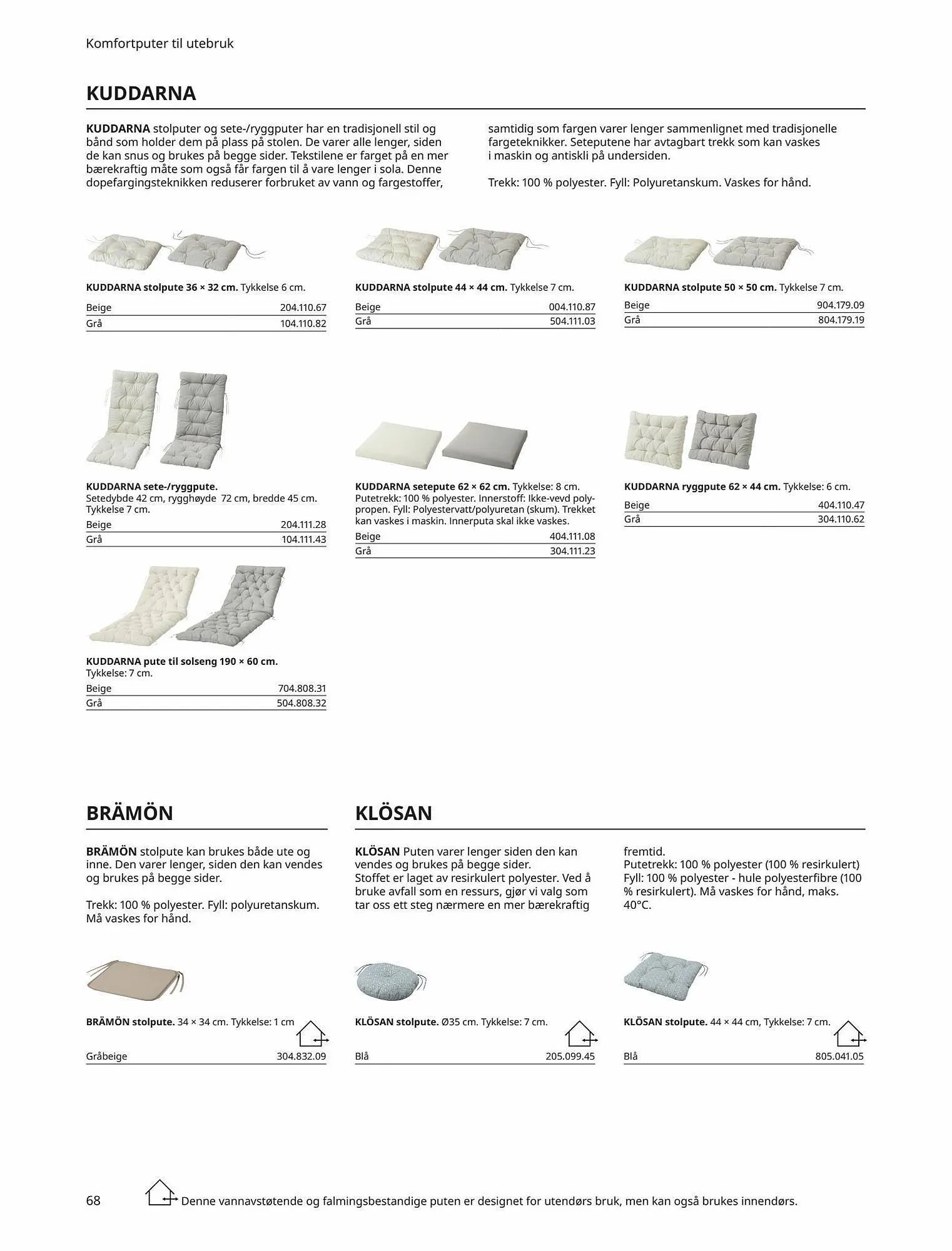 IKEA Kundeavis fra 5. mai til 31. august 2023 - kundeavisside 68