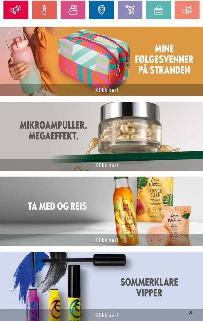 ORIFLAME Kundeavis fra 20. juni til 4. juli 2024 - kundeavisside 31