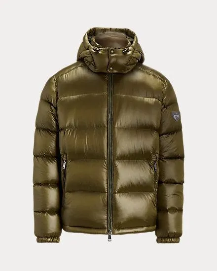 Water-Repellent Glossed Down Jacket