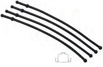 GUMMISTROPPER 8 STK TIL 4 PAR SKI