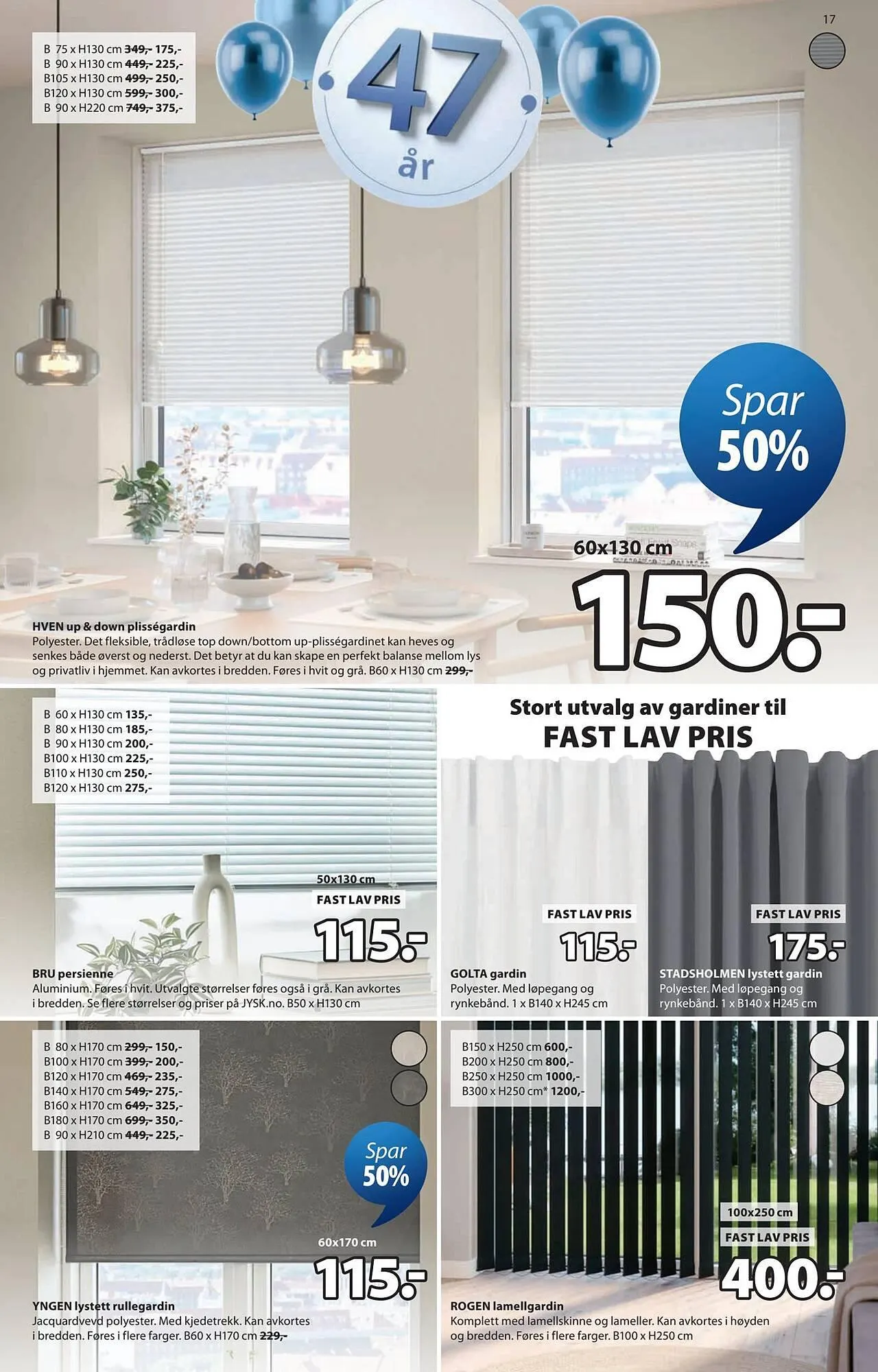 JYSK kundeavis fra 13. april til 19. april 2026 - kundeavisside 17