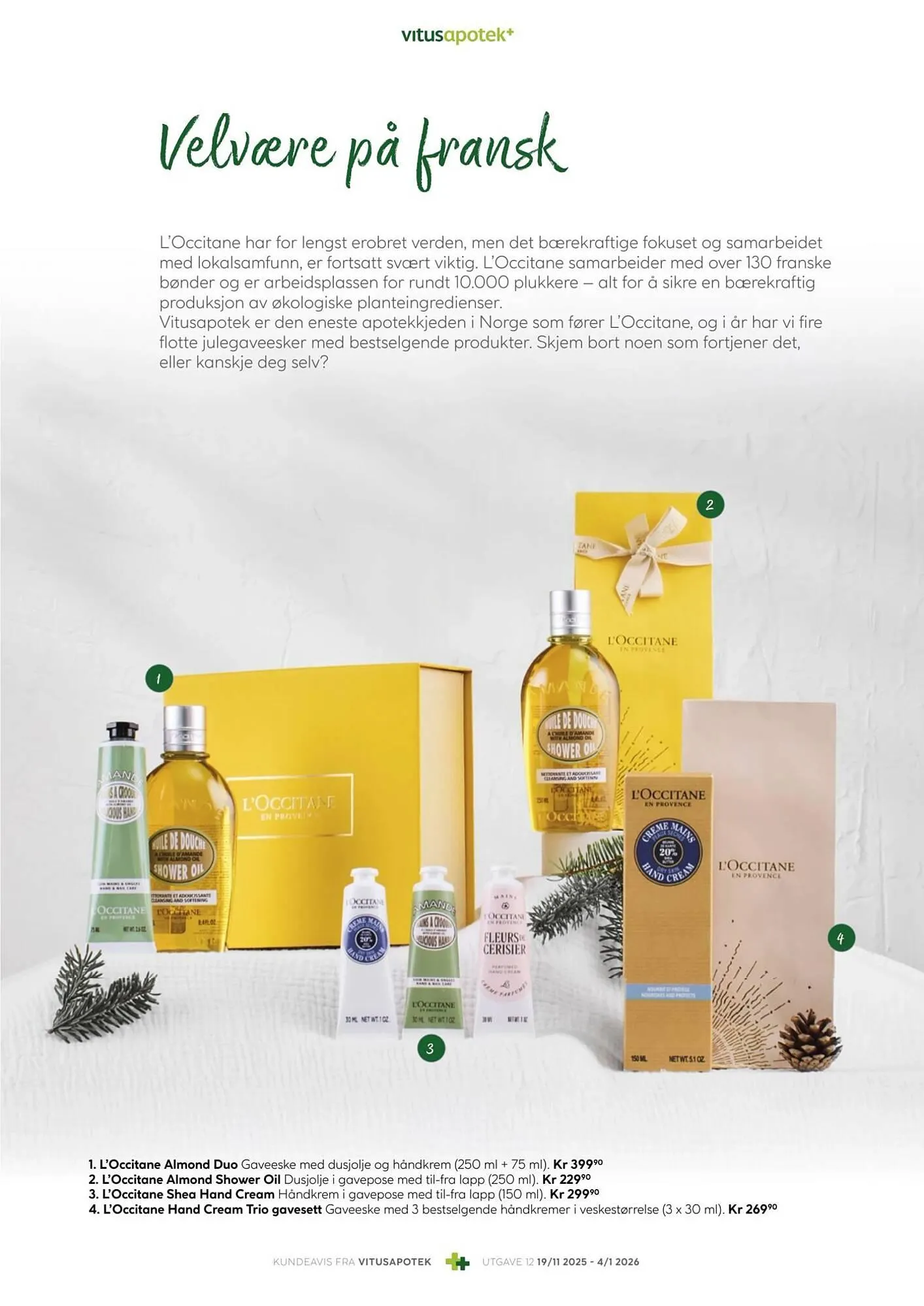 Vitusapotek kundeavis fra 19. november til 4. januar 2026 - kundeavisside 3