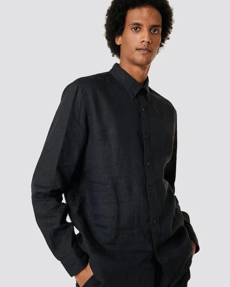 Langermet linskjorte