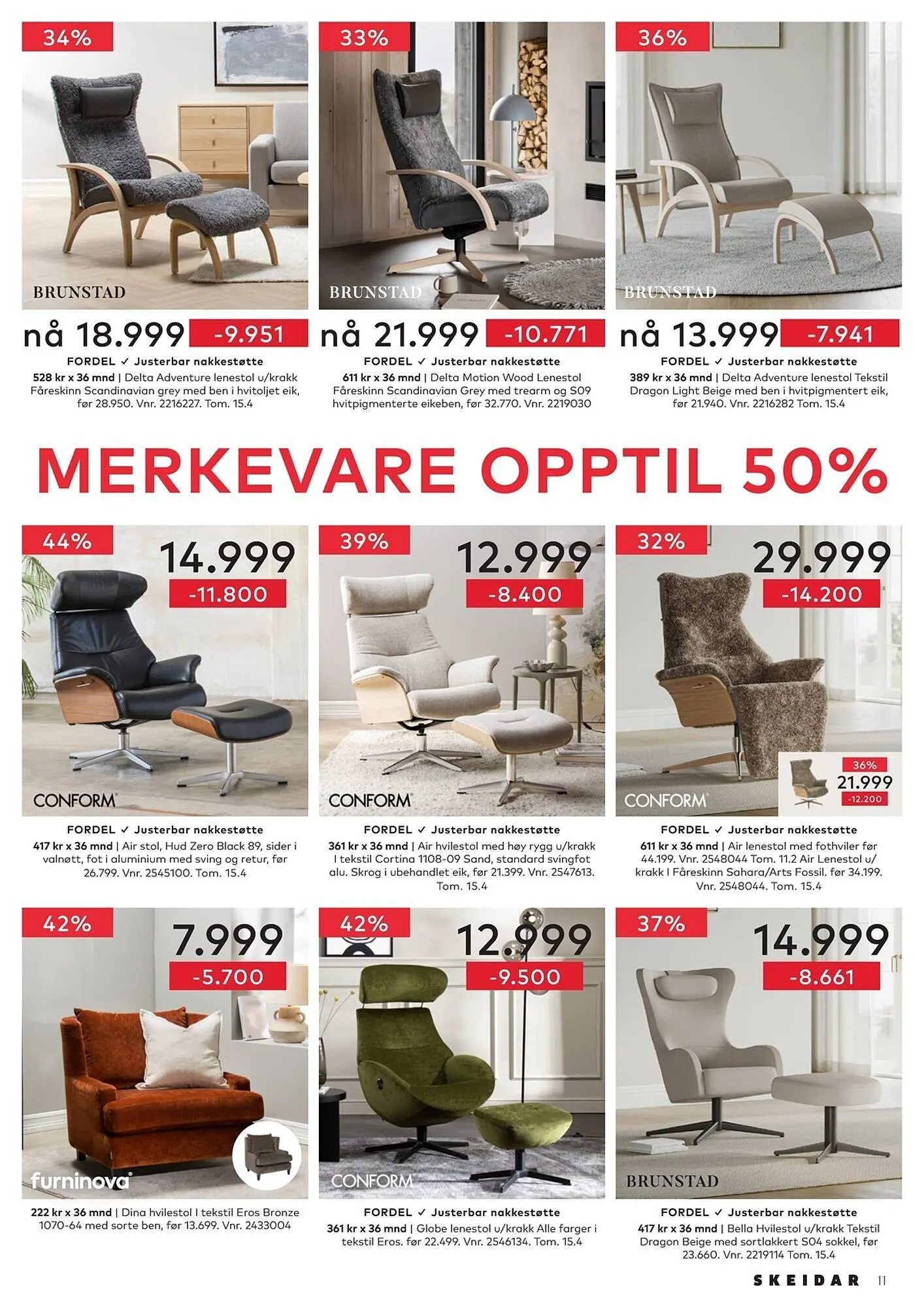 Skeidar kundeavis fra 30. mars til 15. april 2026 - kundeavisside 11