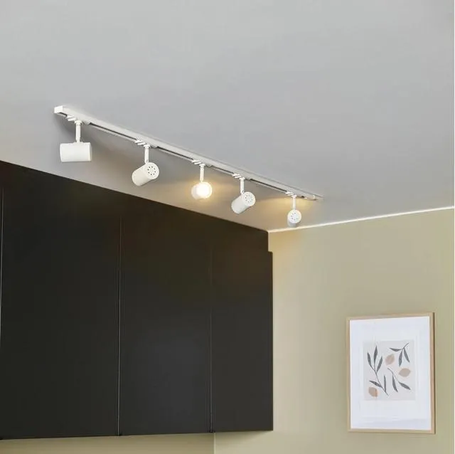 Track Spot skinne 5lys 1,5m hvit