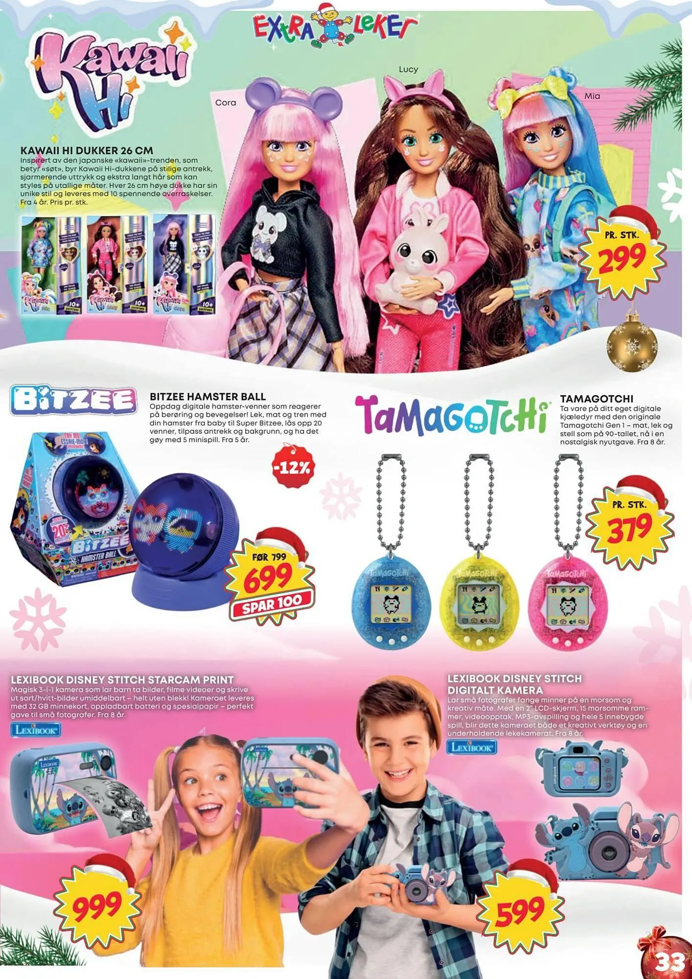 Extra Leker kundeavis fra 12. november til 24. desember 2025 - kundeavisside 33