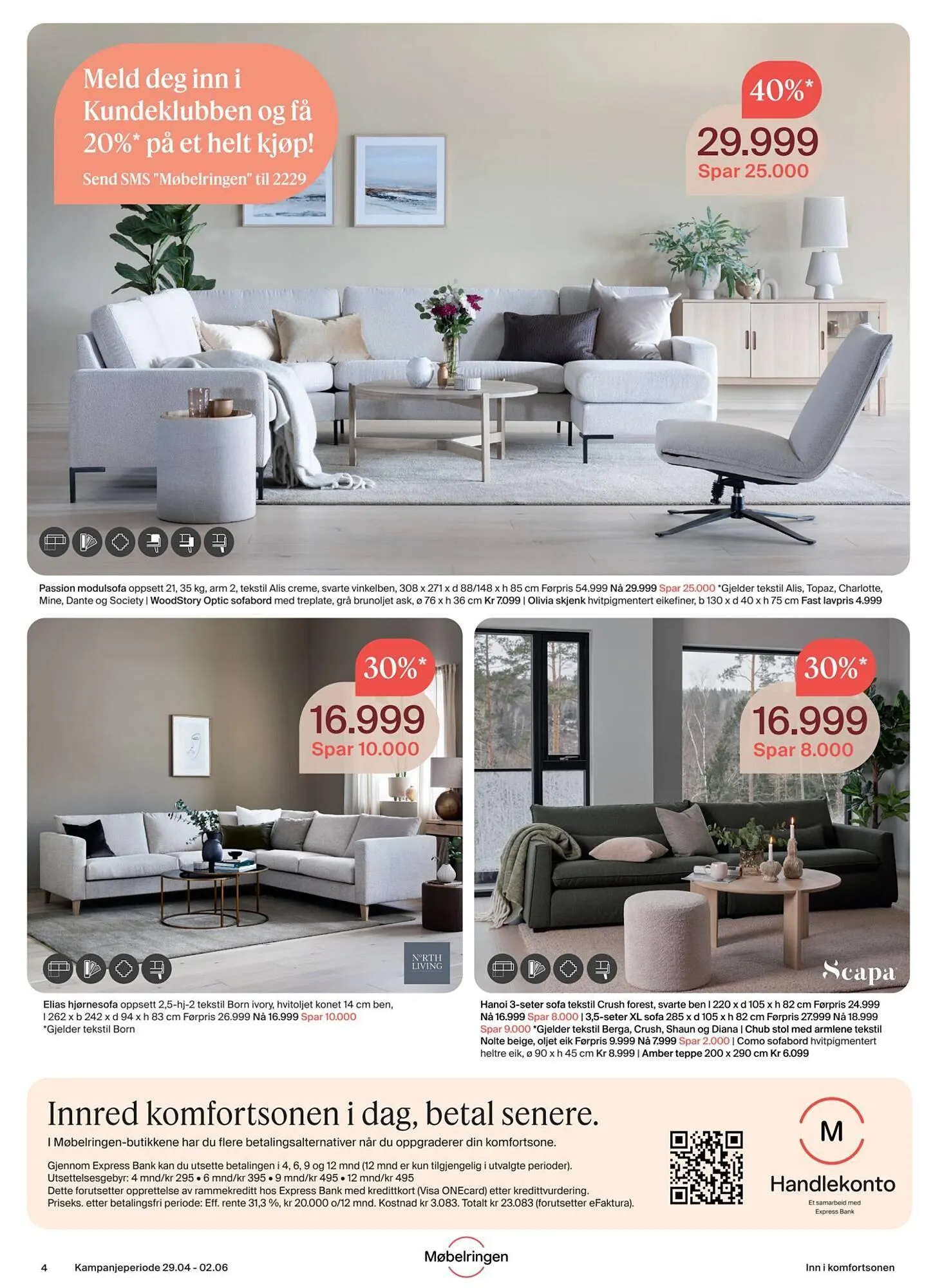Møbelringen Kundeavis fra 28. april til 2. juni 2024 - kundeavisside 4