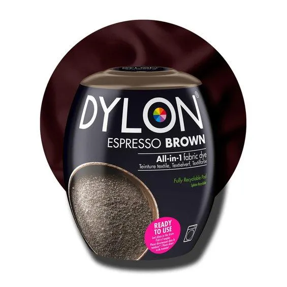 Dylon Pod All-in-1 tekstilfarge – Espresso brown