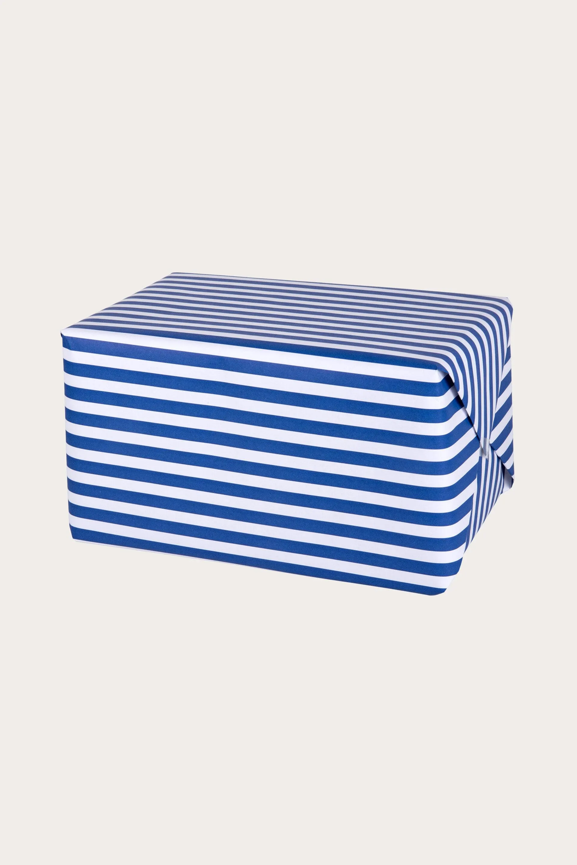 Gavepapir Stripe blå/hvit