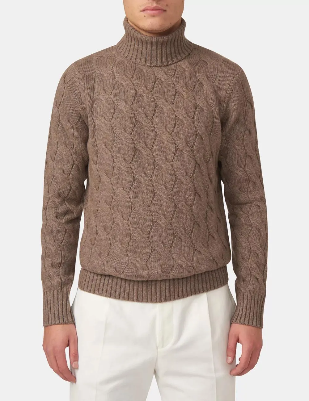 Seth Rollneck Wallnut Beige