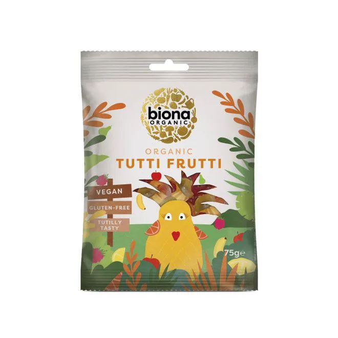 Biona tutti frutti gums 75 g