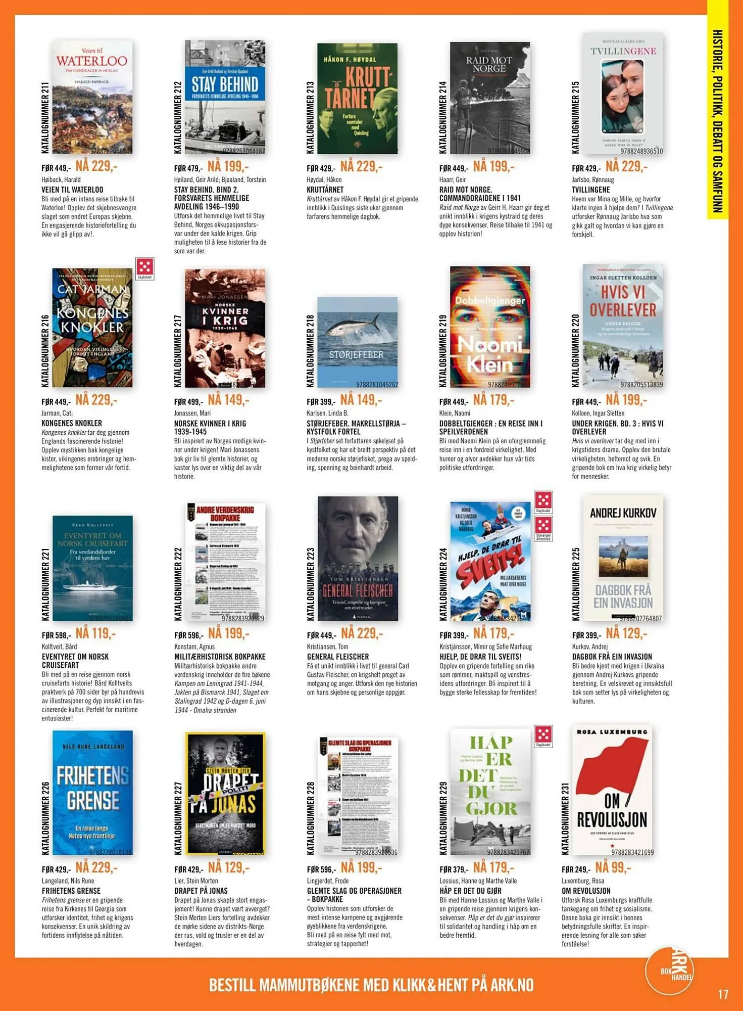 Ark Bokhandel kundeavis fra 16. februar til 9. mars 2026 - kundeavisside 17