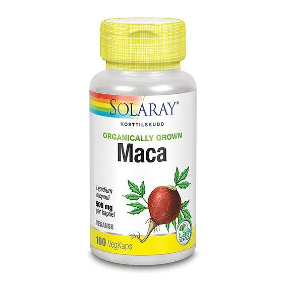 Solaray maca 500 mg 100 kapsler